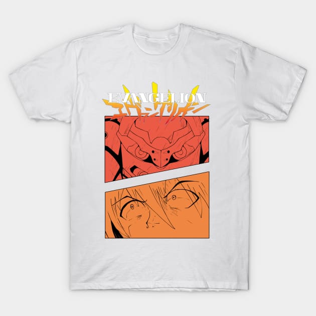 asuka langley - eva 02 T-Shirt by Amartwork